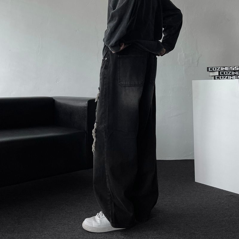TR2438 Black Latex Denim (XS ~ L)