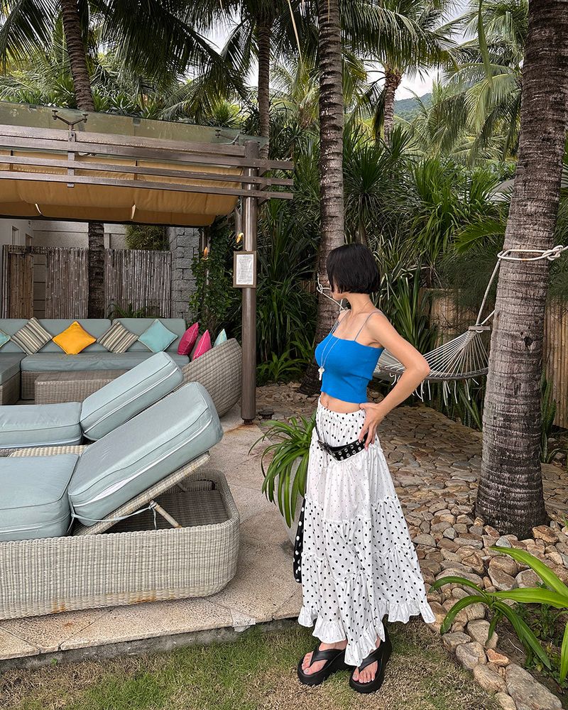 Knit bustier tube top strap sleeveless