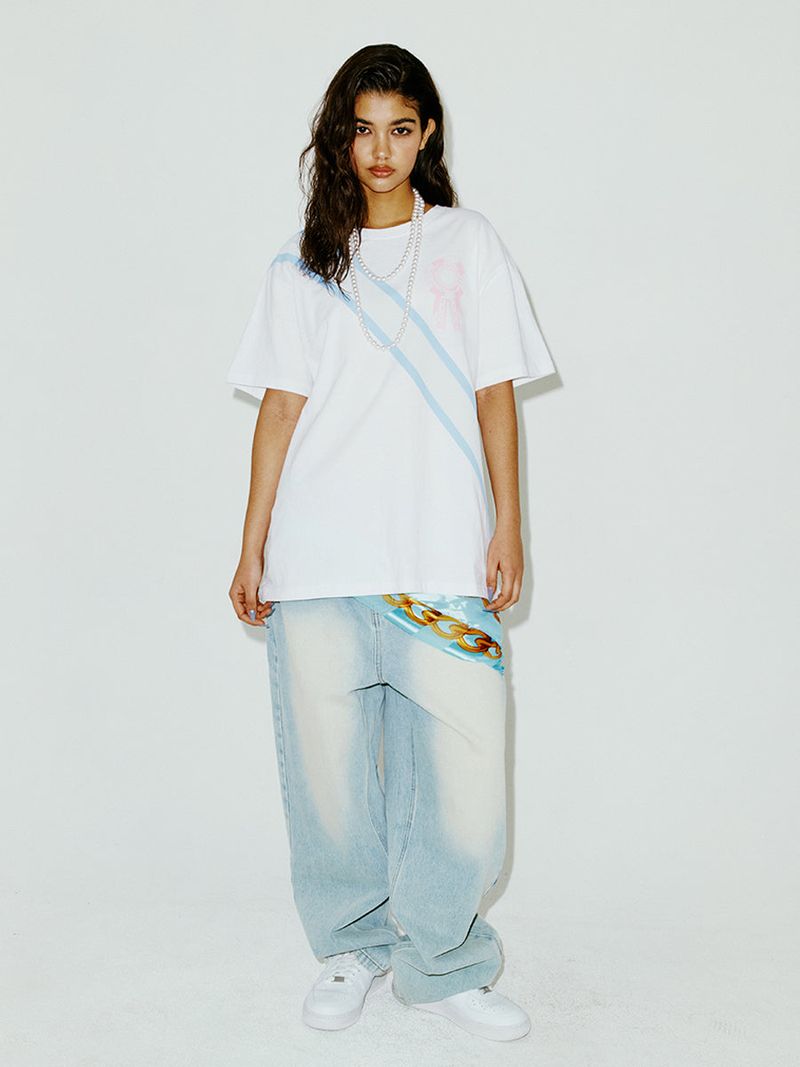 SASH TEE WHITE