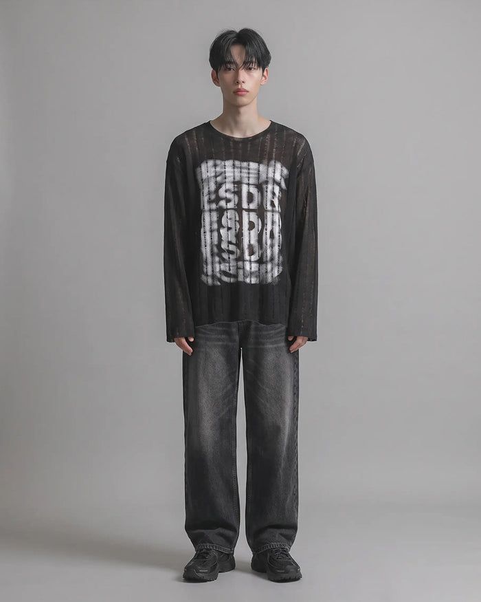 (UNISEX) ESDR Lettering Knit