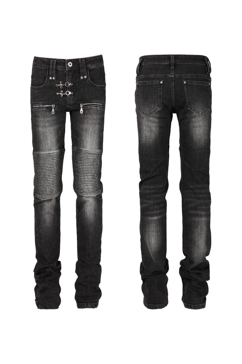 SEXXDEVIL（セックスデビル）の「SEXXDEVIL Moto Washed Straight Jeans（Pants）」