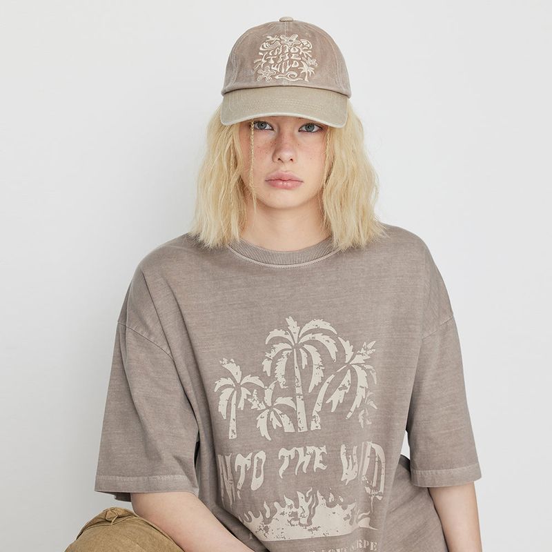 Sserpe(セルぺ)の「Into The Jungle Pigment Half Sleeve T Beige(Tops)」