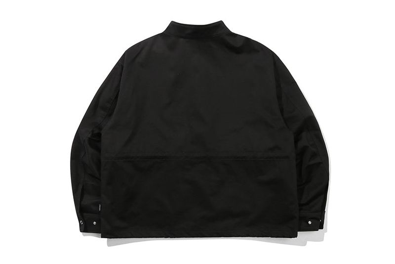 SQUARE POCKET FIELD JACKET_BLACK