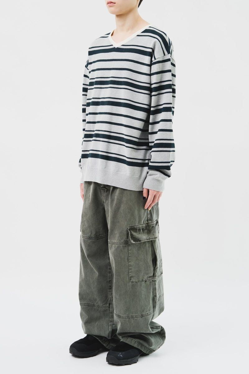 Tora Open Striped Knit (3color)