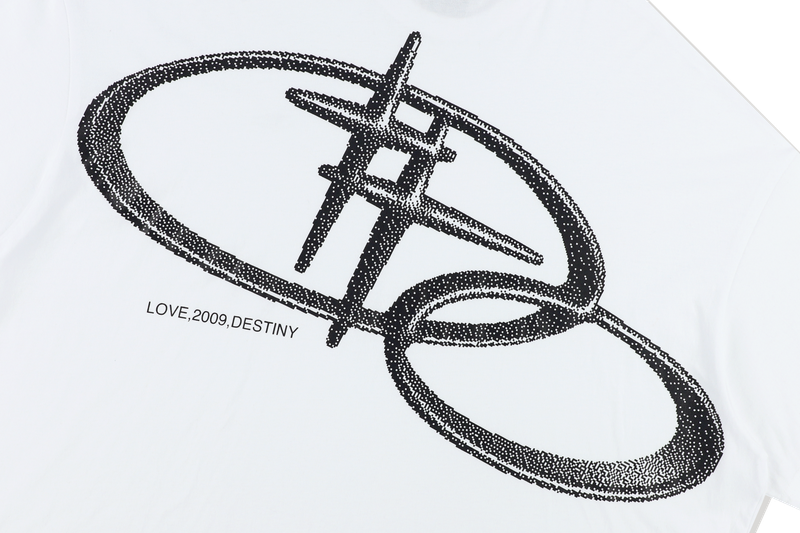 WIDE FIT SHINING LOGO TEE SHIRT