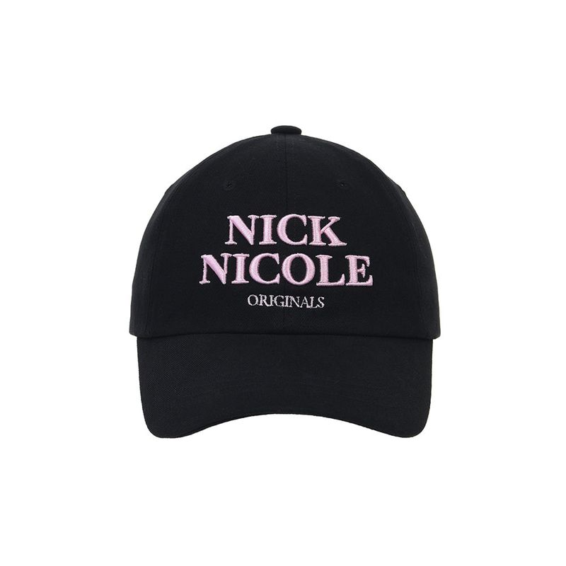 NICK&NICOLE(ニック&ニコール)の「ORIGINALS NICOLE BALL CAP_BLACK PINK(Hats)」