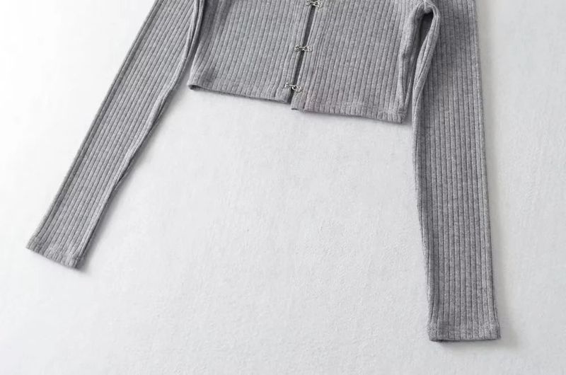 Hook Ribbed Crop Top 232292339