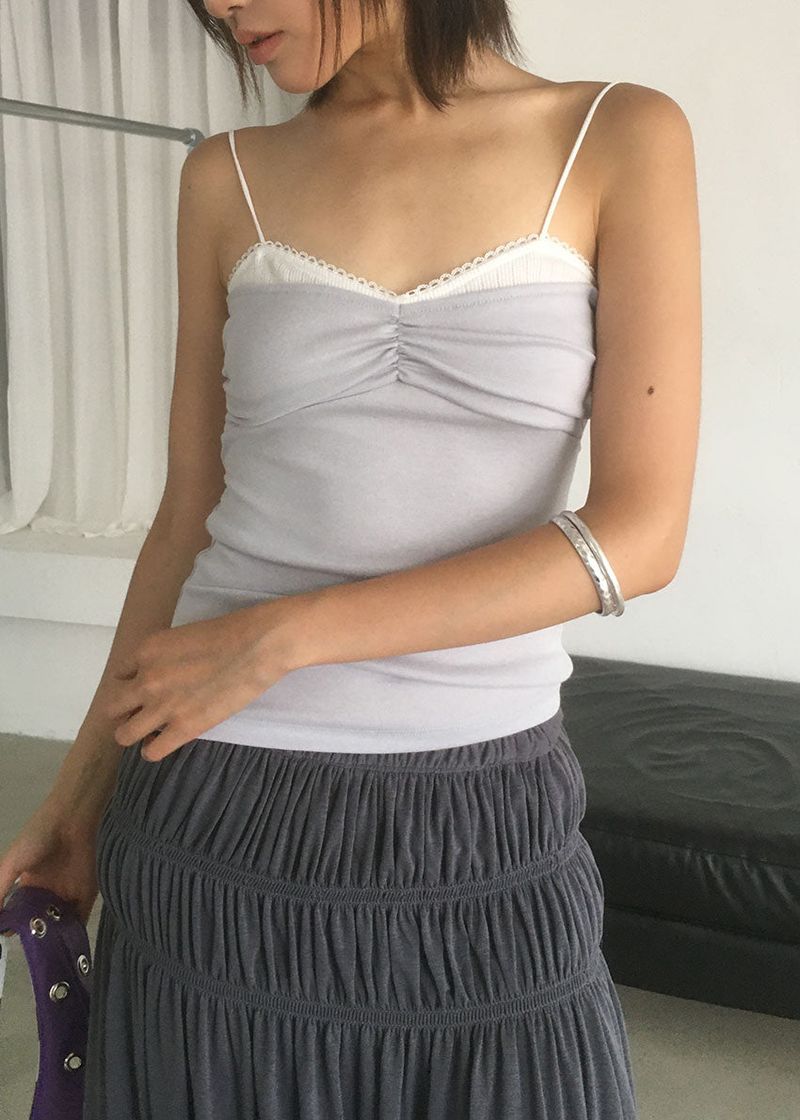 eon（イオエン）の「DOUBLE LAYER SLEEVELESS TOP（Tops）」