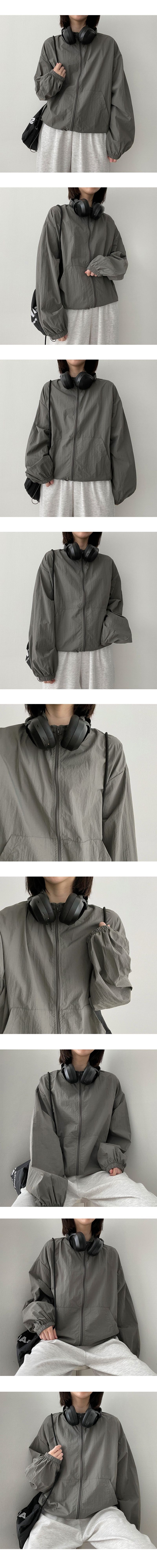 Noco String High-Neck Windbreaker