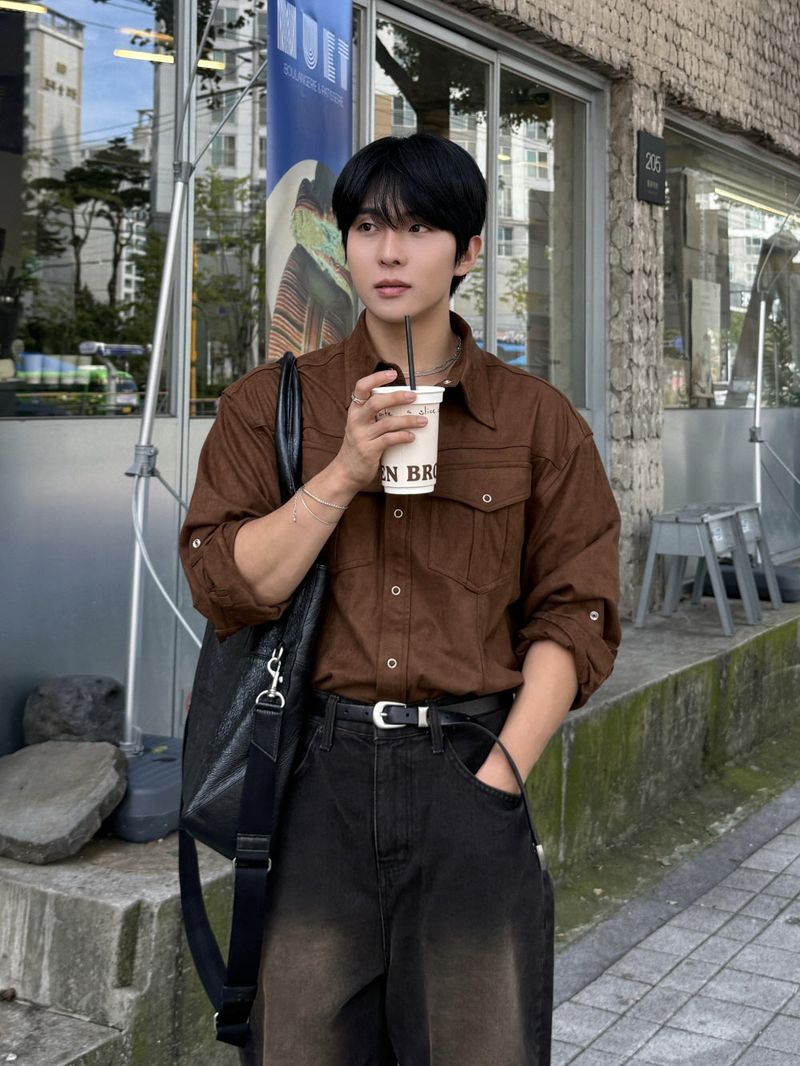 Yard suede western shirt