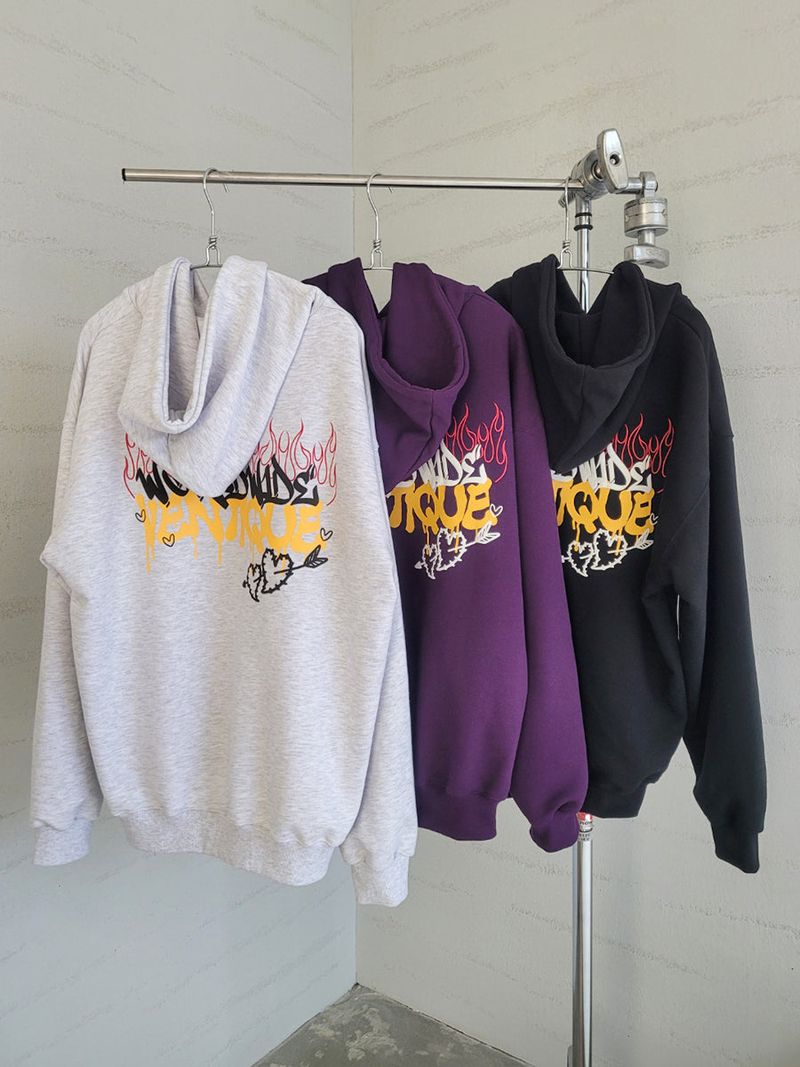VENTIQUE Graffiti hoodie 3color