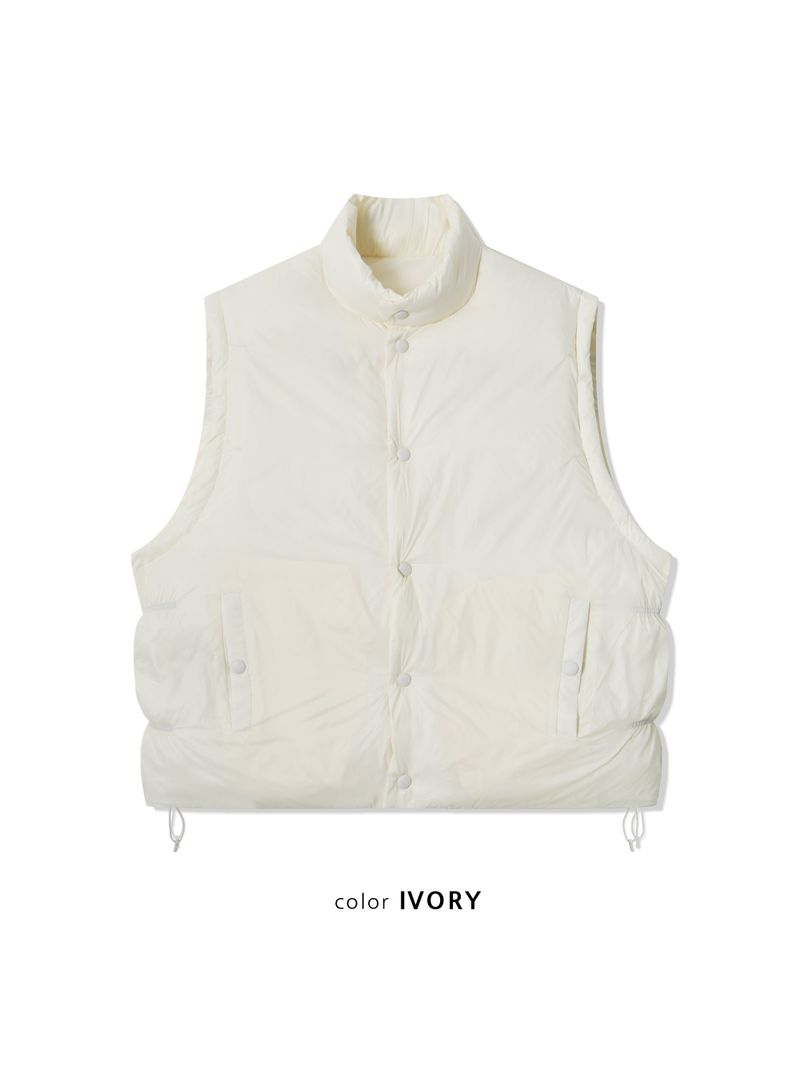 Duck Down Oversized Padded Vest (3 Colors)