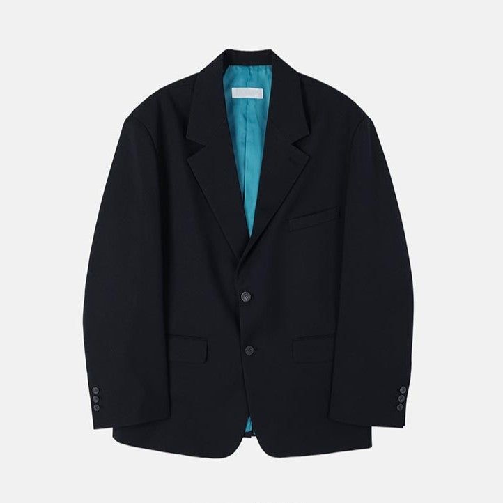 ASCLO Loose Two Button Blazer (2color)