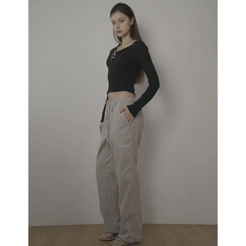 COTTON CANDY PANTS-LIGHT GRAY