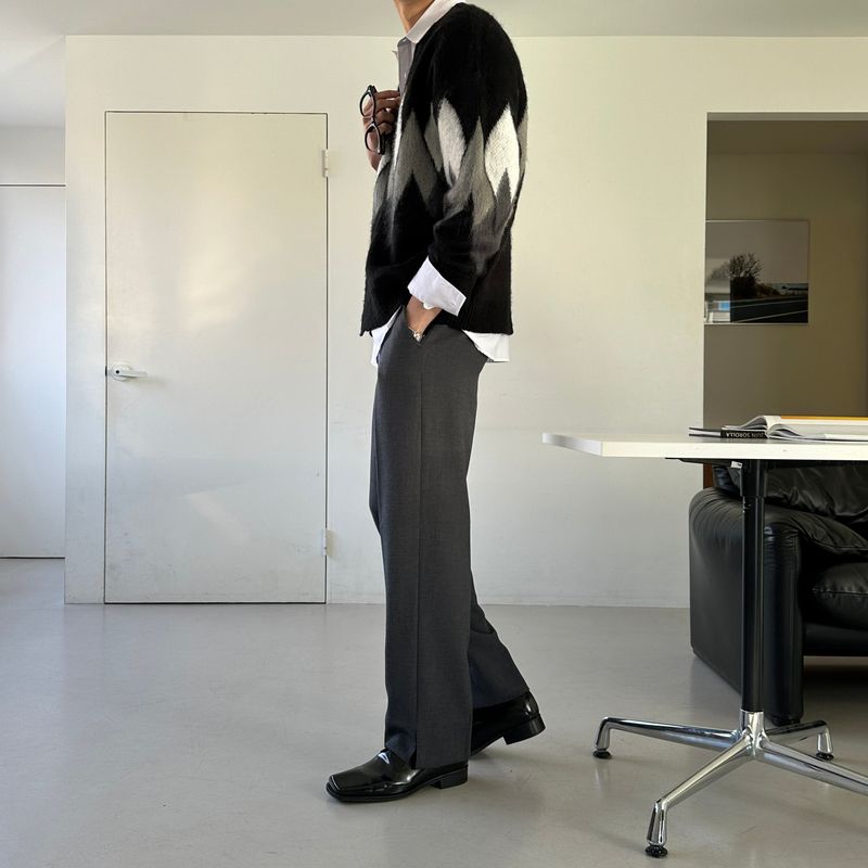 [Lemenne] Open Wide Slacks (2 colors)