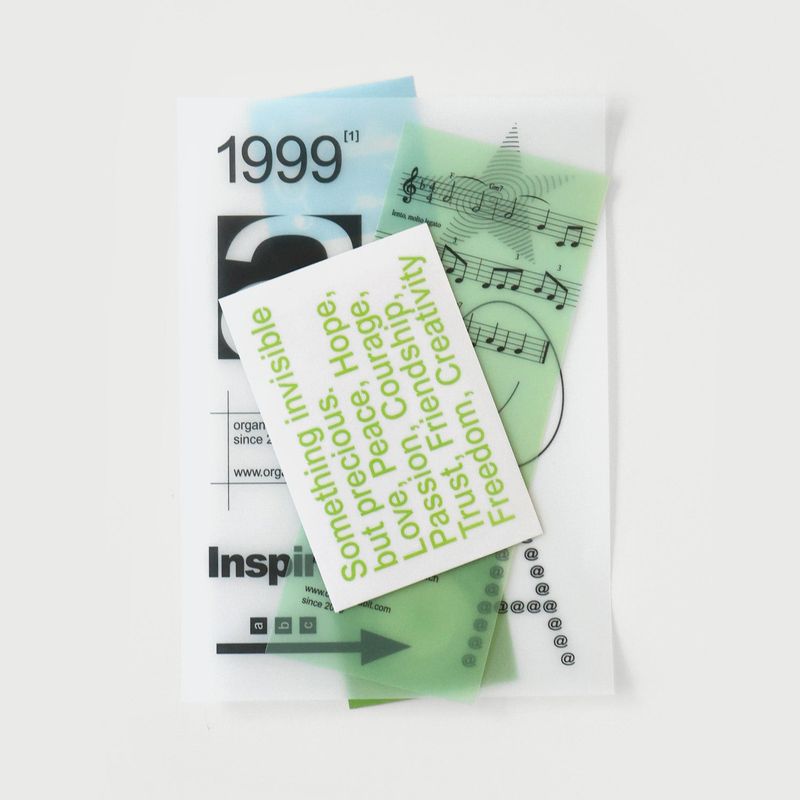 oab clear pack / scrap sticker set