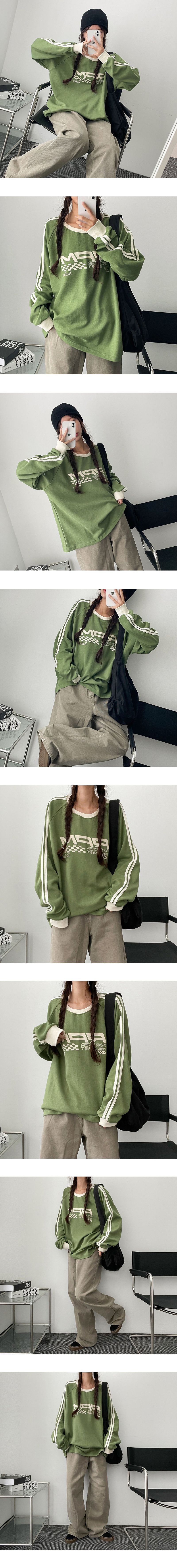 Lace RPM Double-Line Coloring Sweatshirt