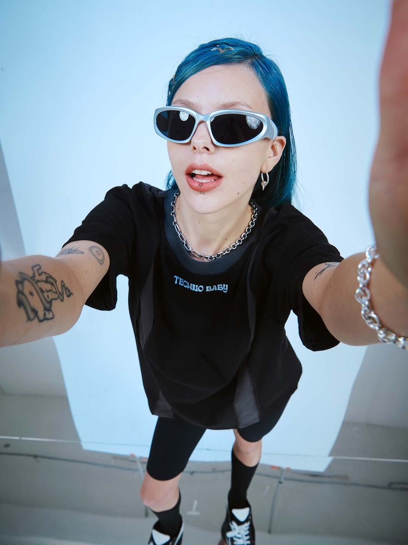 DILETTANTISME（ディレッタンティズム）の「TECHNO BABY OVERLOCK OVERFIT T (Bk)（Tops）」