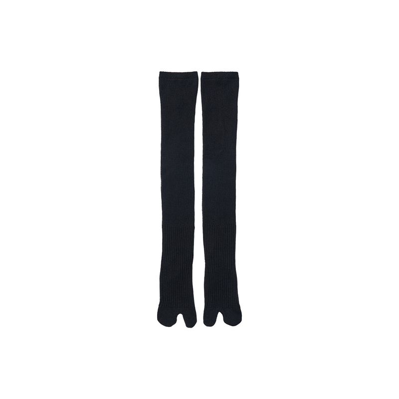 Ribbed Tabi Knee Socks_4 color