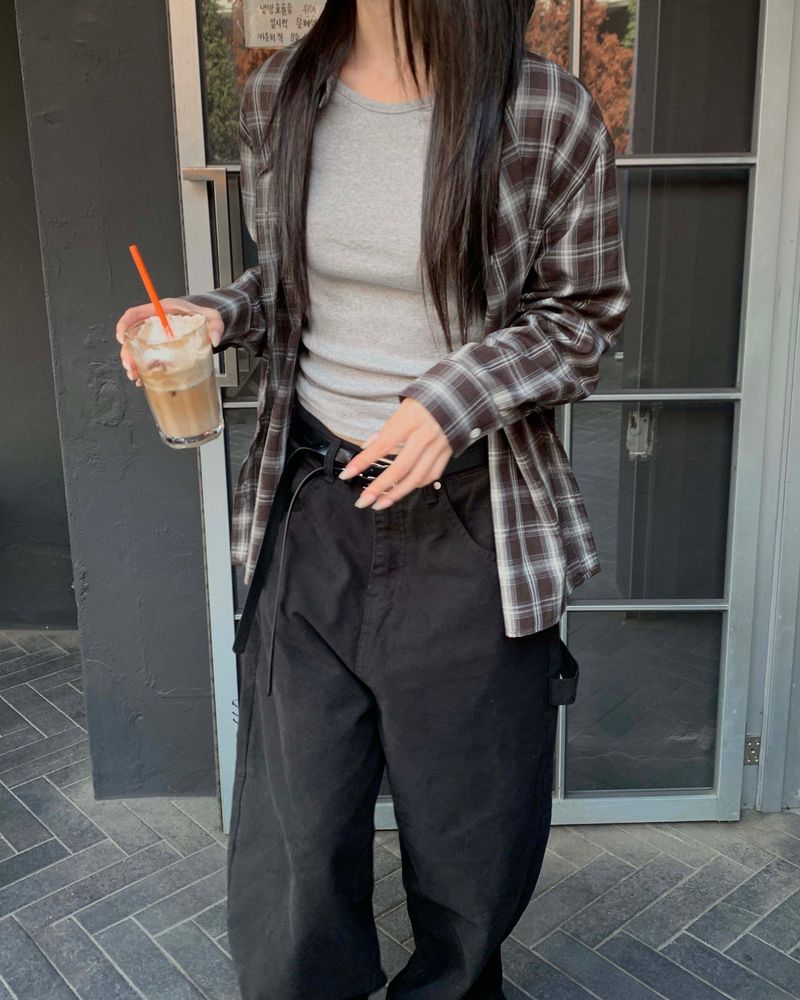 Cotton carpenter pants