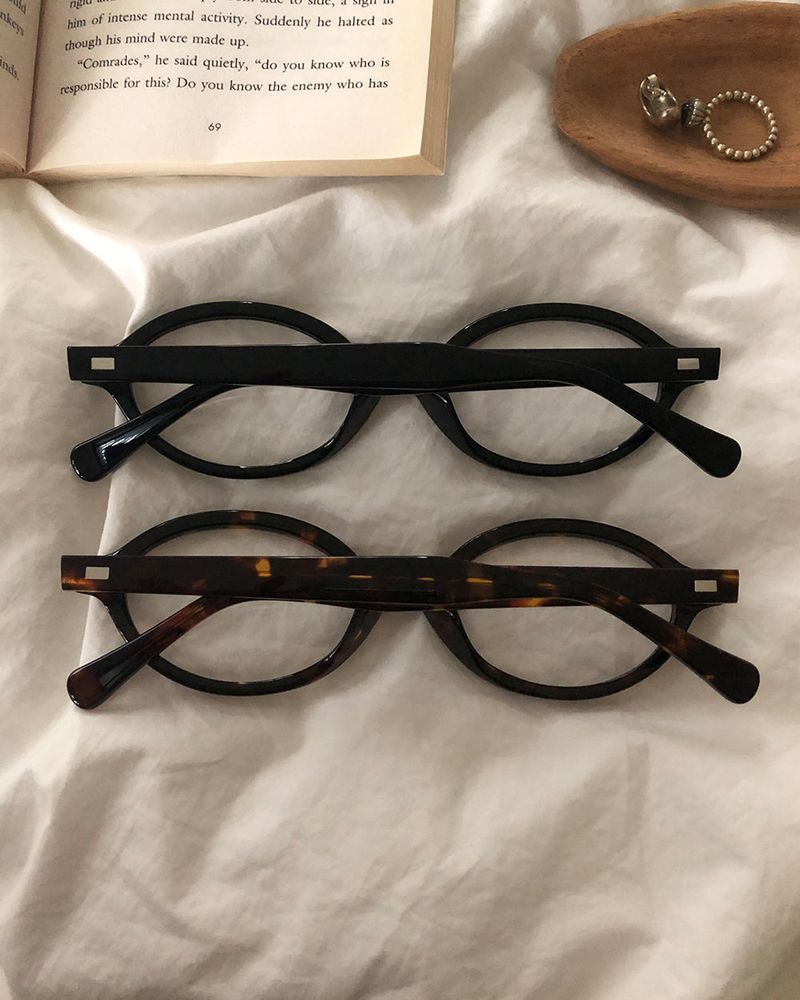 [ORIGINAL] Bay Round Acetate Frame Glasses