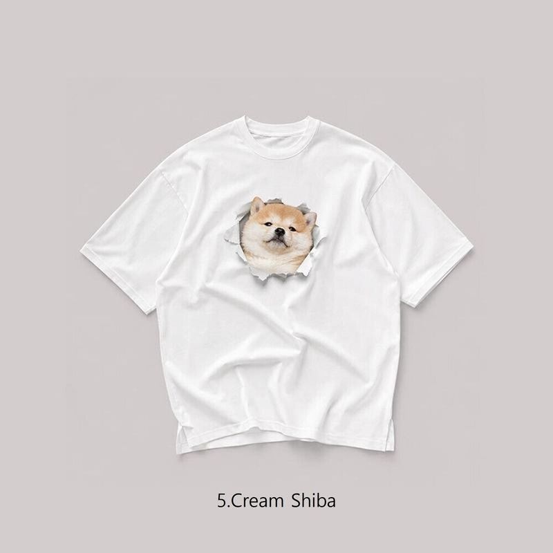 [A-T0301] アンニョンドッグ半袖Tシャツ (7タイプ)