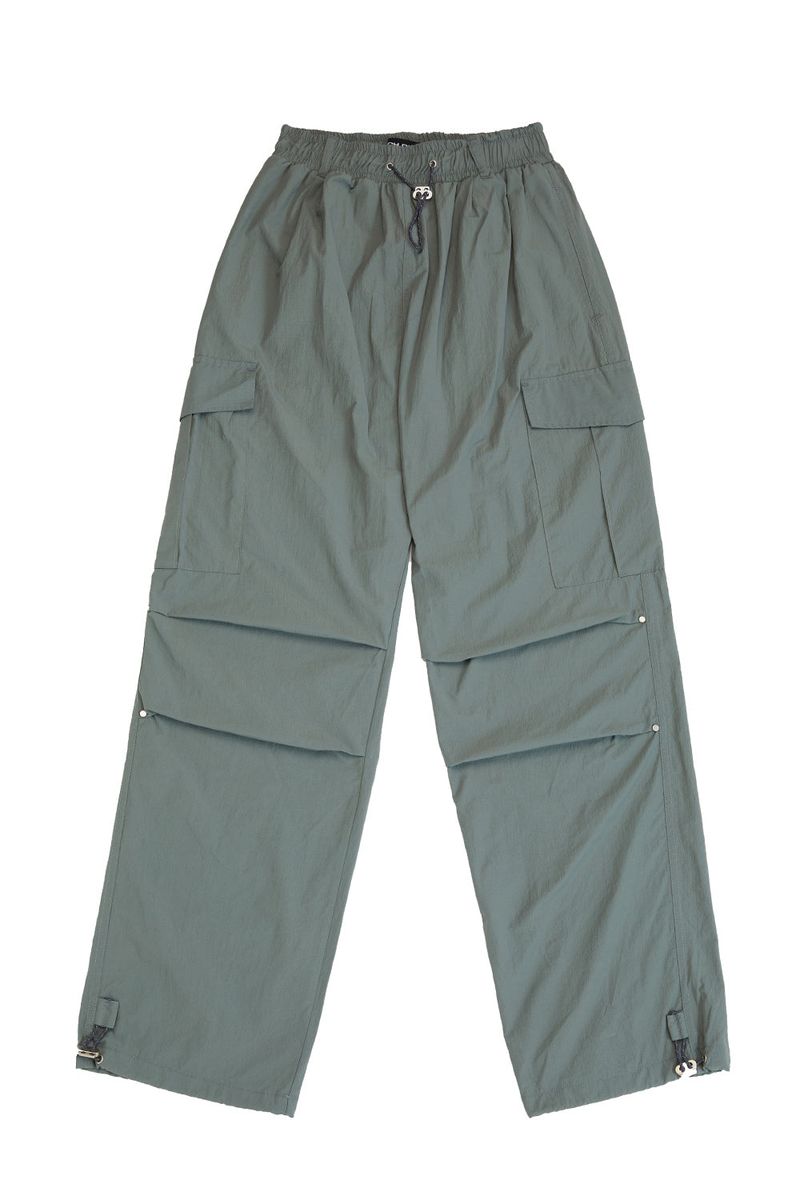 VOLUME CARGO PANTS_DARK GREEN