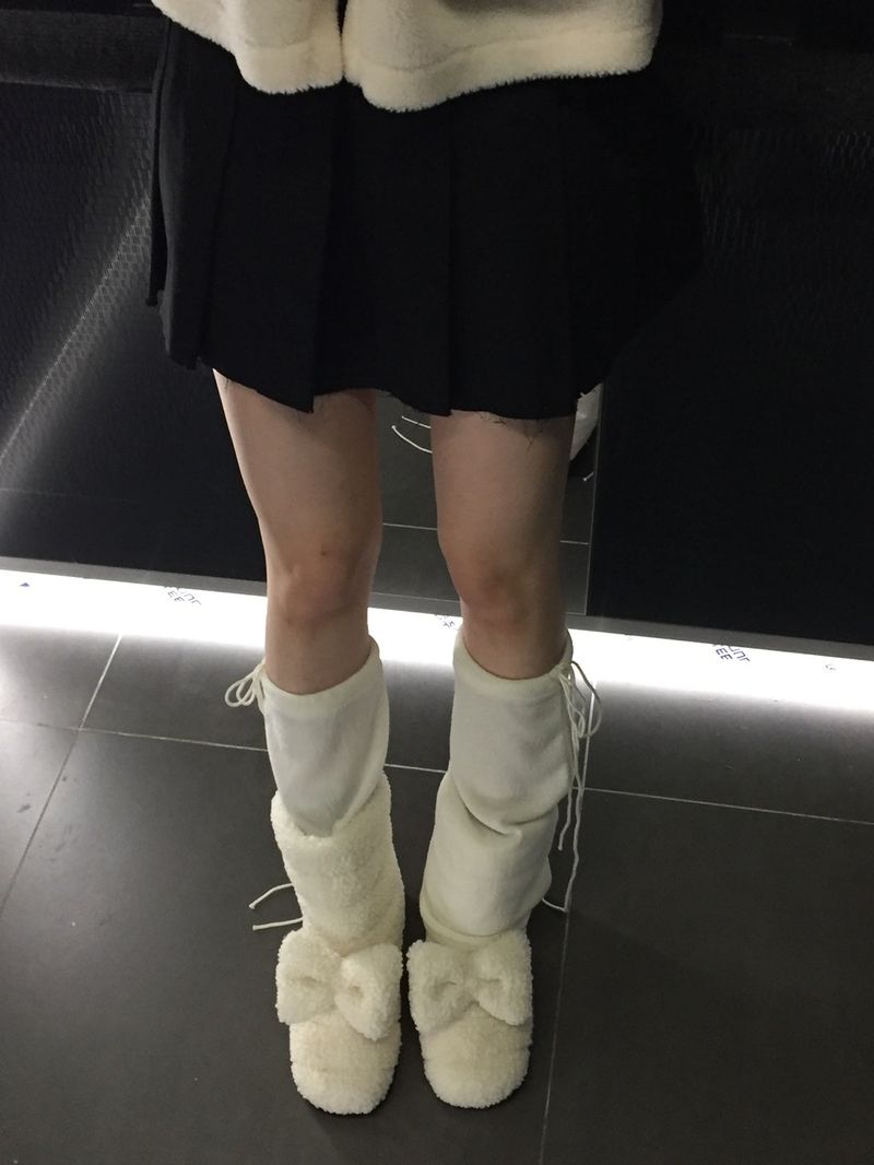 Nana string leg warmer (2color)