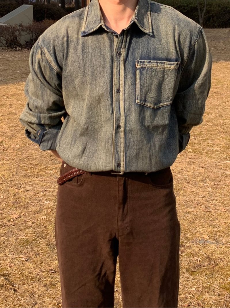 Karga Washed Denim Shirt