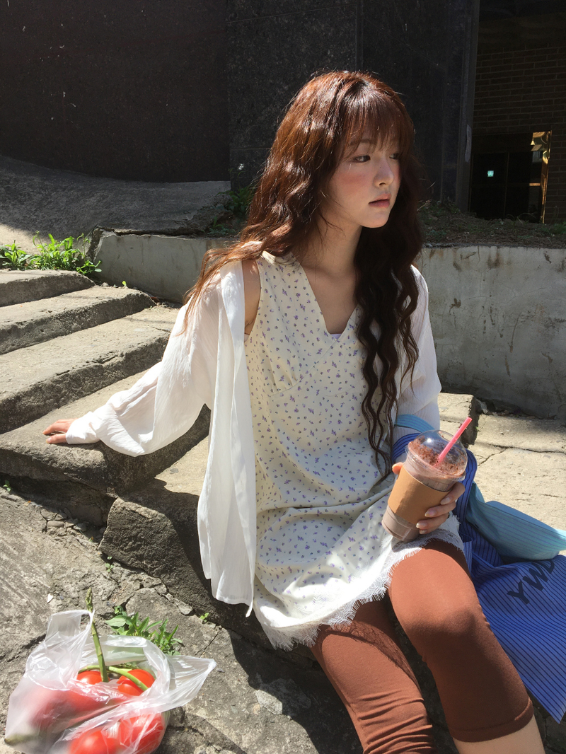 Marley Stripe Sheer Shirt (2color)