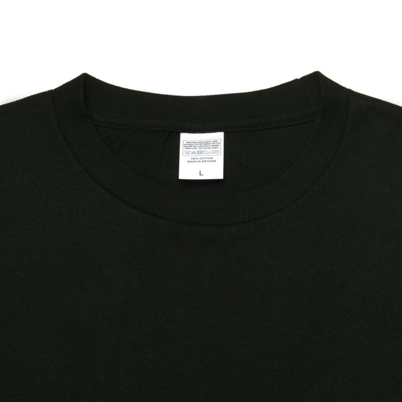 Men's Crop Long Sleeve T-Shirt Black