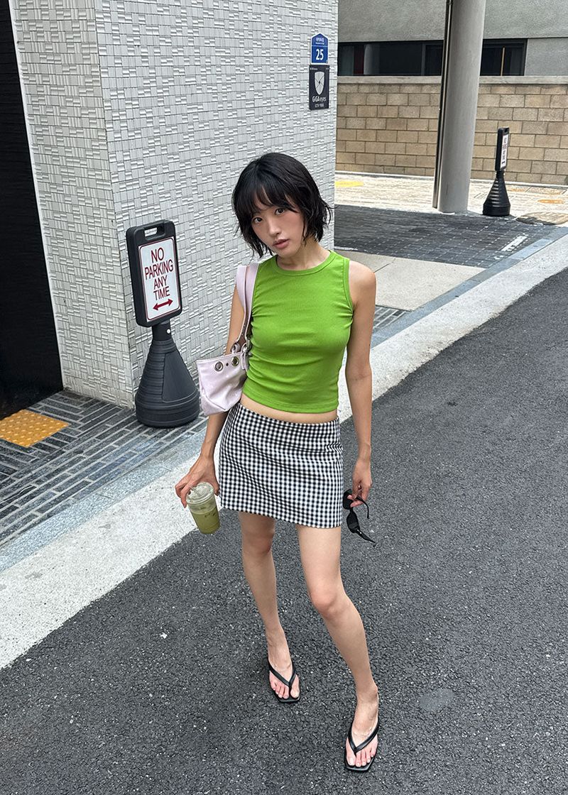 VIVID RIB SLEEVELESS