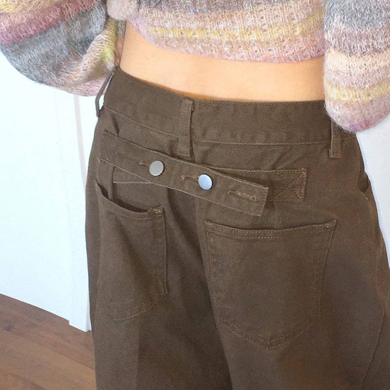 WONDER WONDER（ワンダーワンダー）の「Bino back button Wide cotton pants（Pants）」