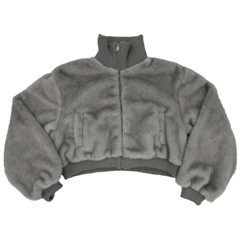 knit polar fur jumper