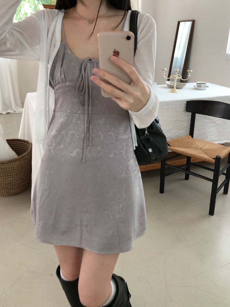 Soy V-neck see-through cardigan (4 colors)