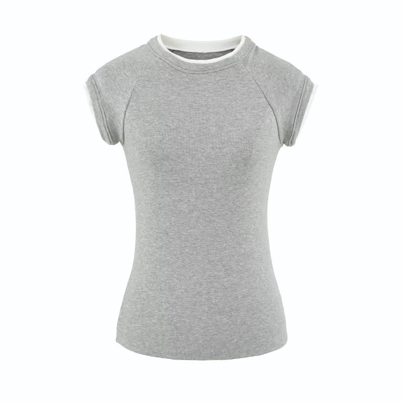 Mina Layered Trim Tee