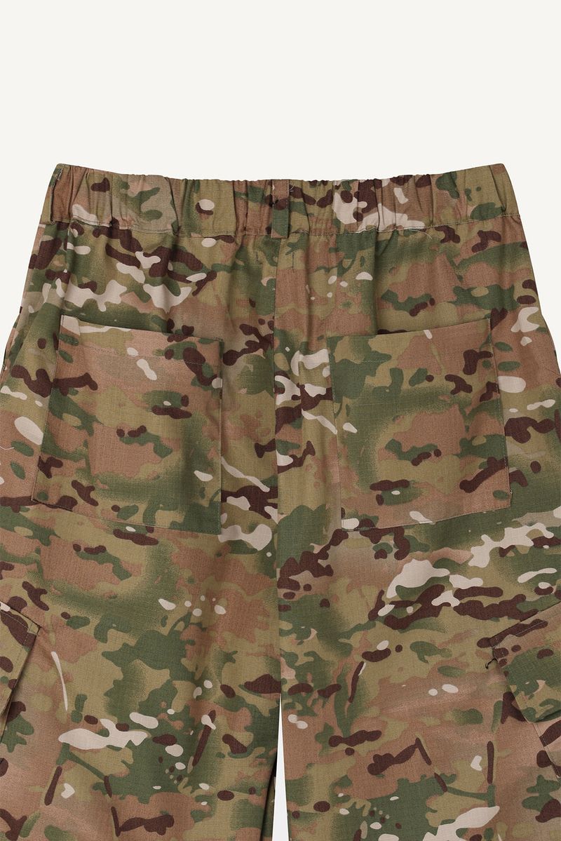 Multicamo Ripstop Bermuda Pants