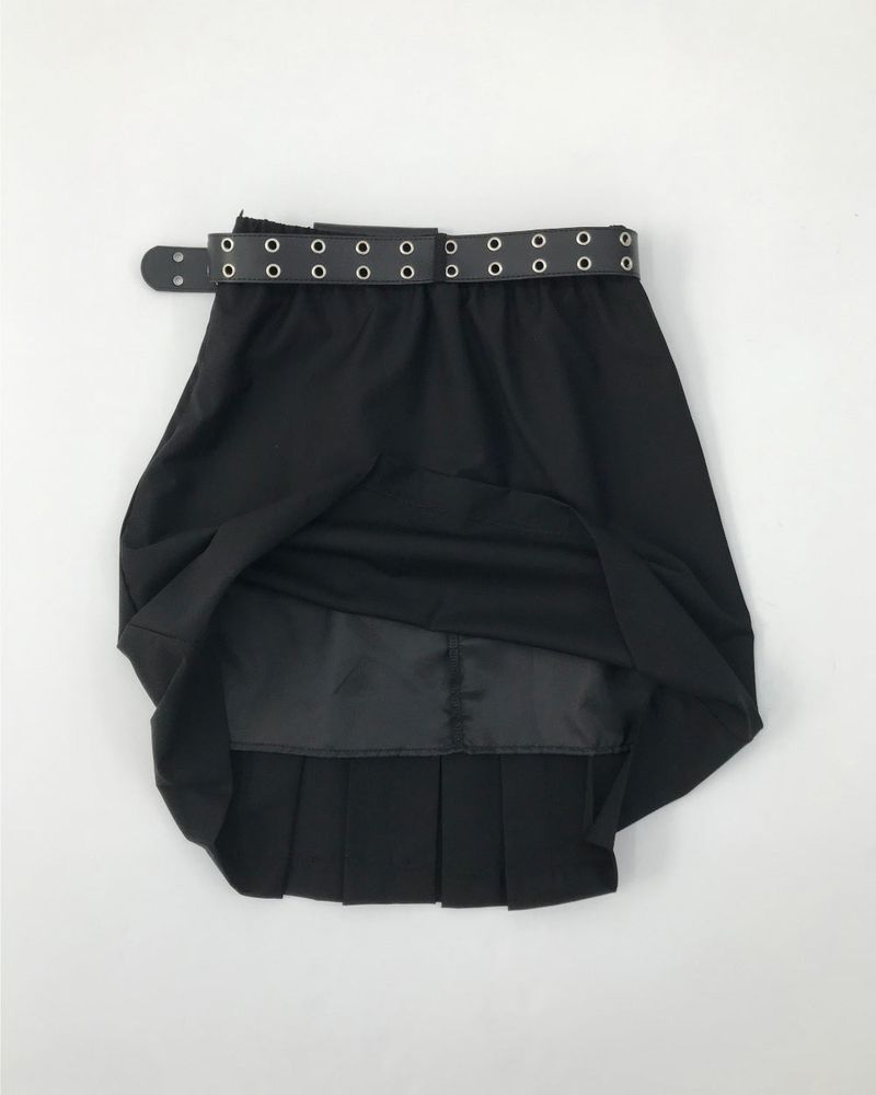 YWD PLEATS SKIRT + BELT (2color)