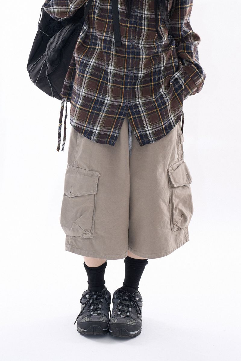 Raucohouse(ラウコハウス)の「Big free cargo half pants(Pants)」