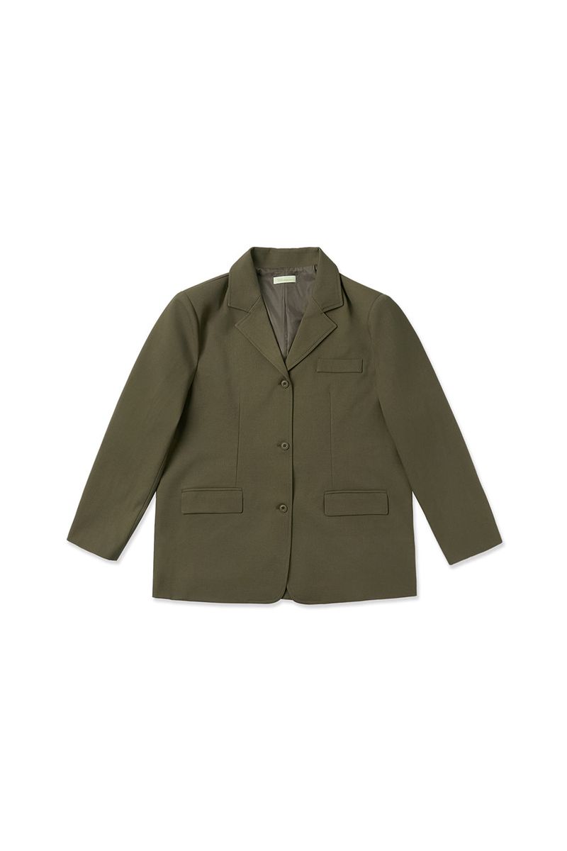 Row classic jacket_khaki beige