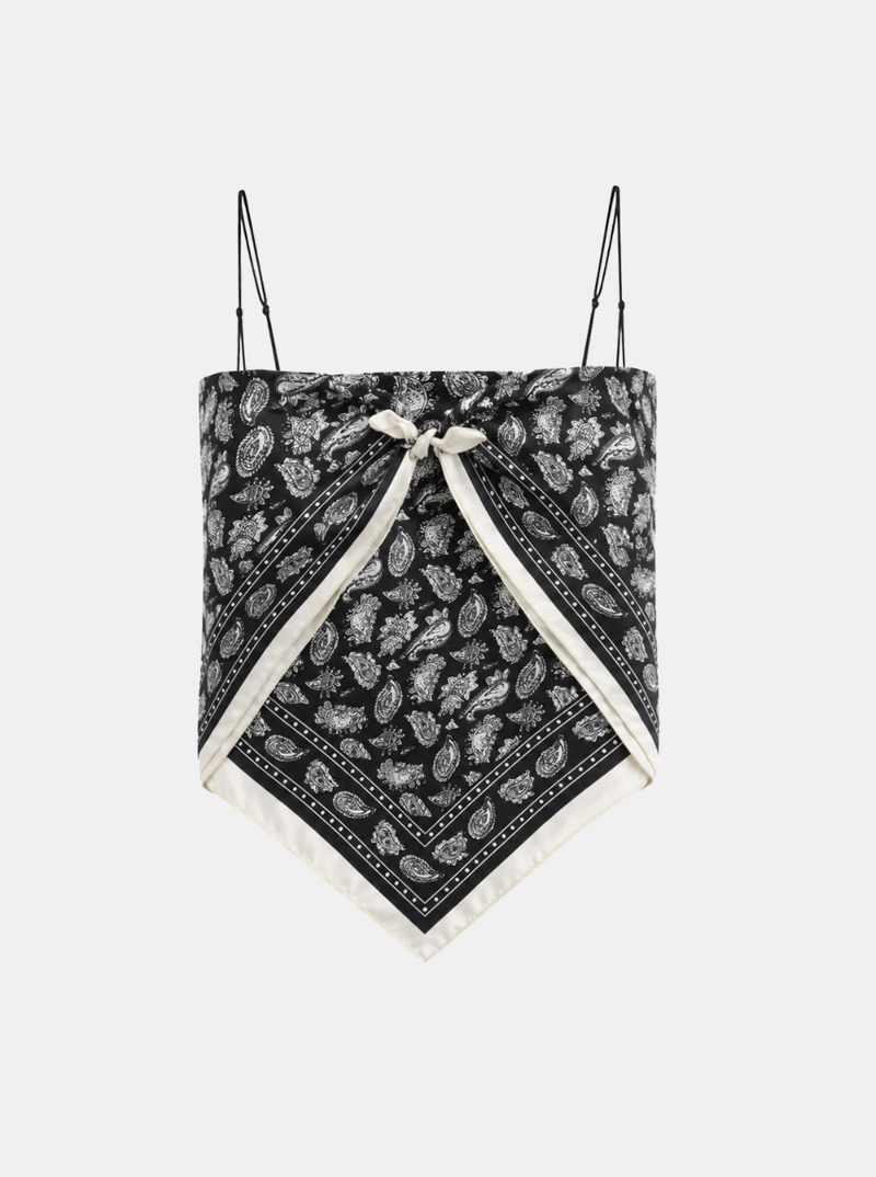 Cozy&Kitsch(コージーアンドキッチ)の「Neria Paisley Bandana Top(Tops)」