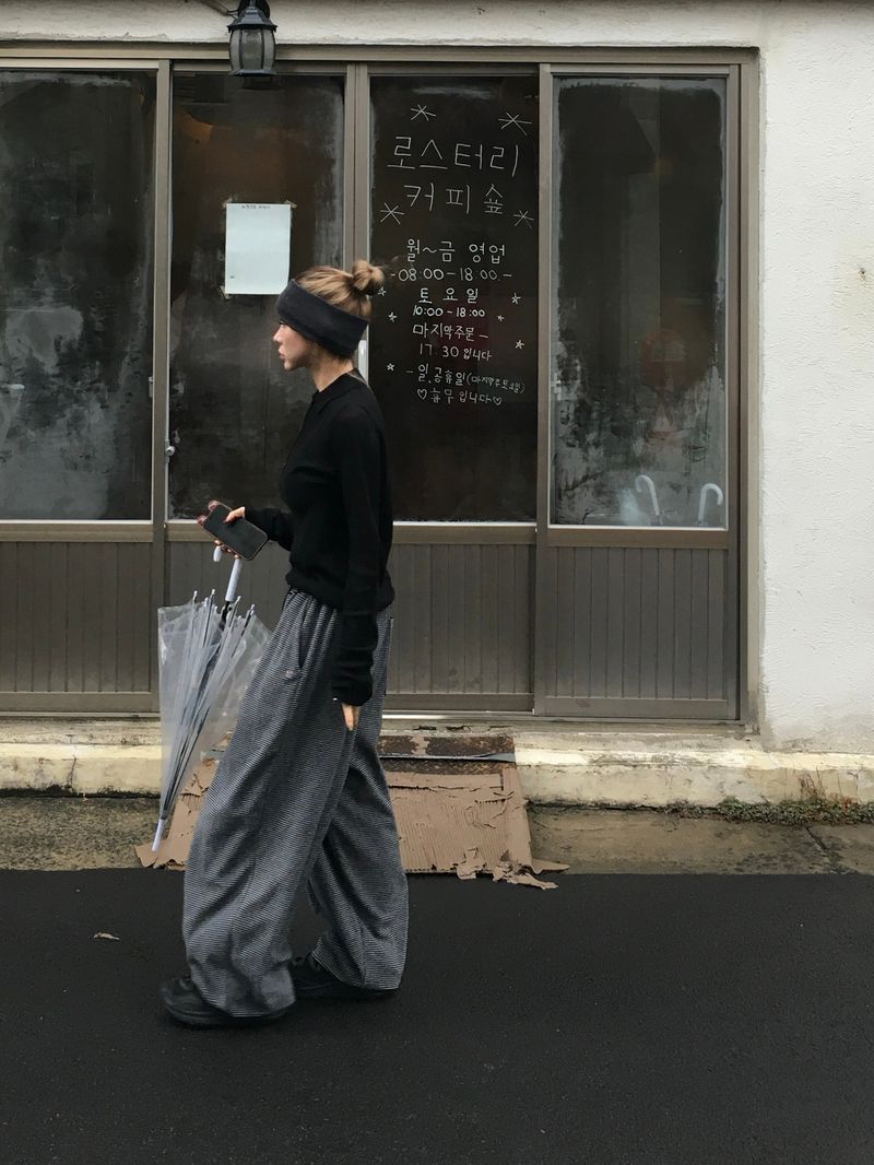 [Ritcore MADE] Striped Terry Wide Pants (3c)