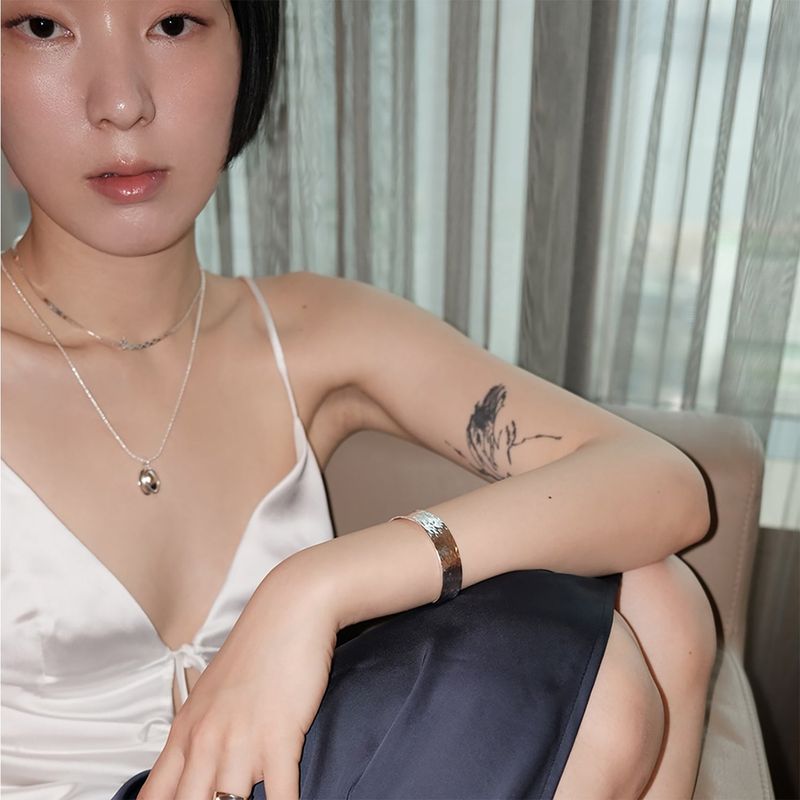 Mirror ball bangle