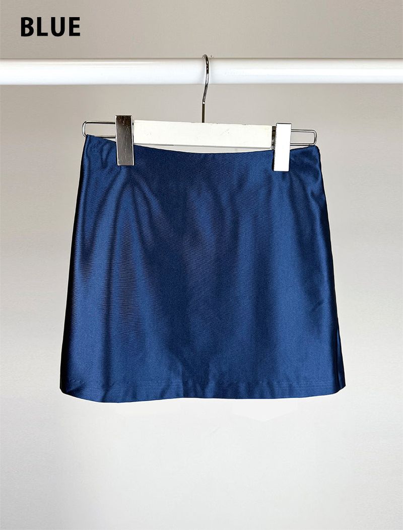 SATIN PEARL MINI SKIRT (3C)