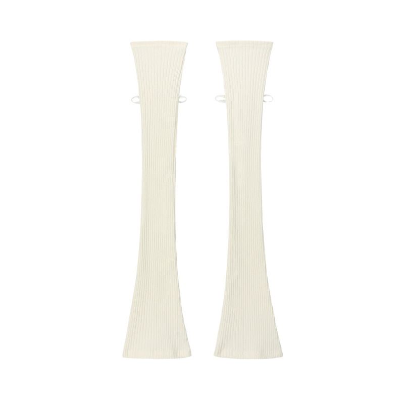 1 1 lace up leg warmer - IVORY