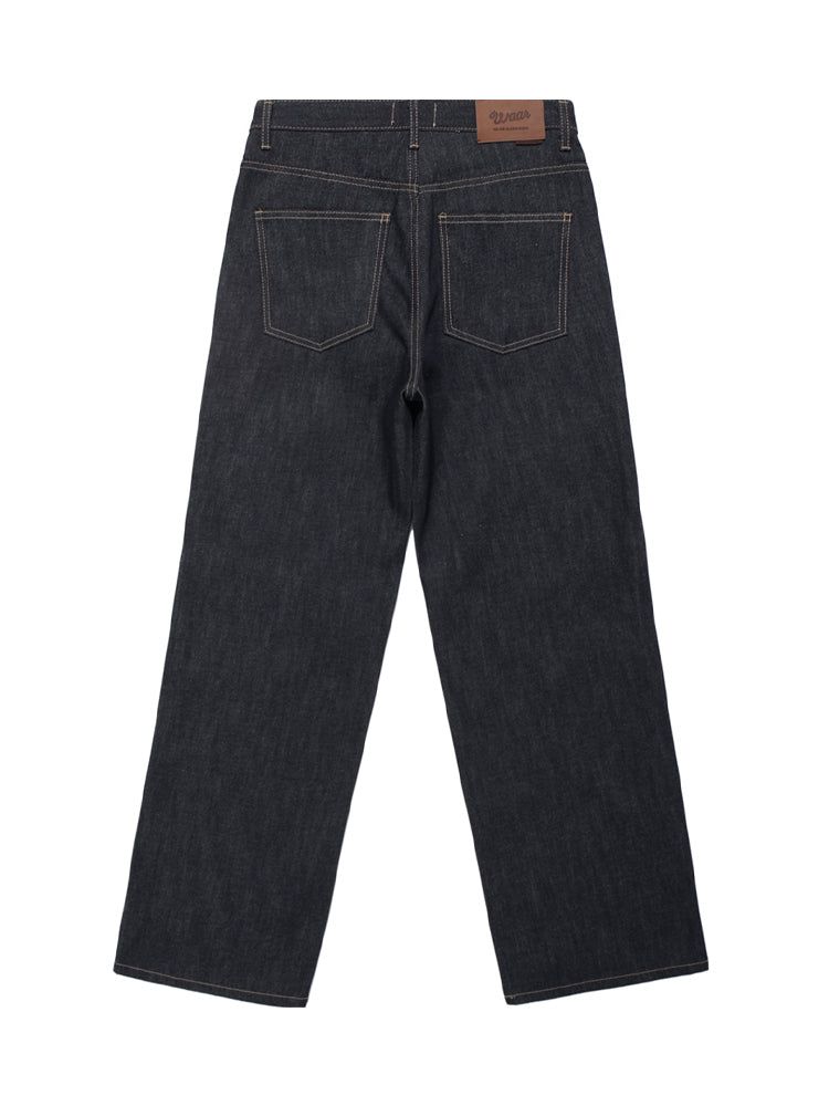 M197 NON-FADE WIDE DENIM PANTS