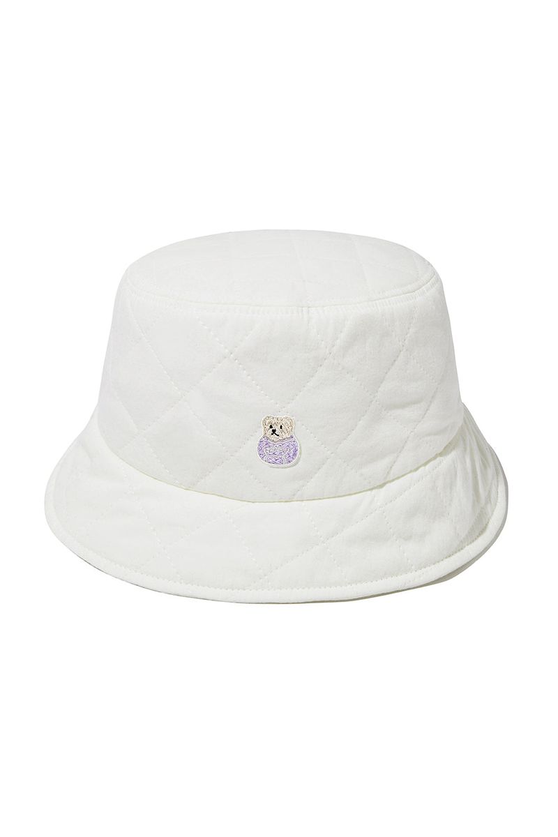 Quilting Bucket Hat_Ivory