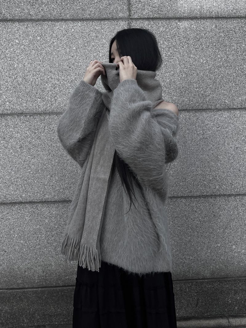 basic soft muffler (2color)