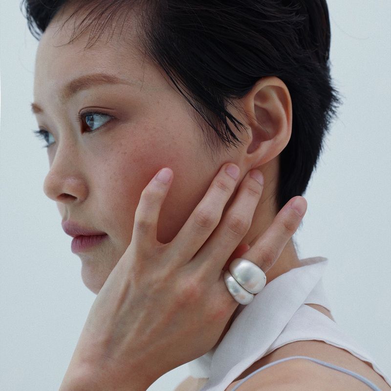 【MADE】 Dot layered ring matt