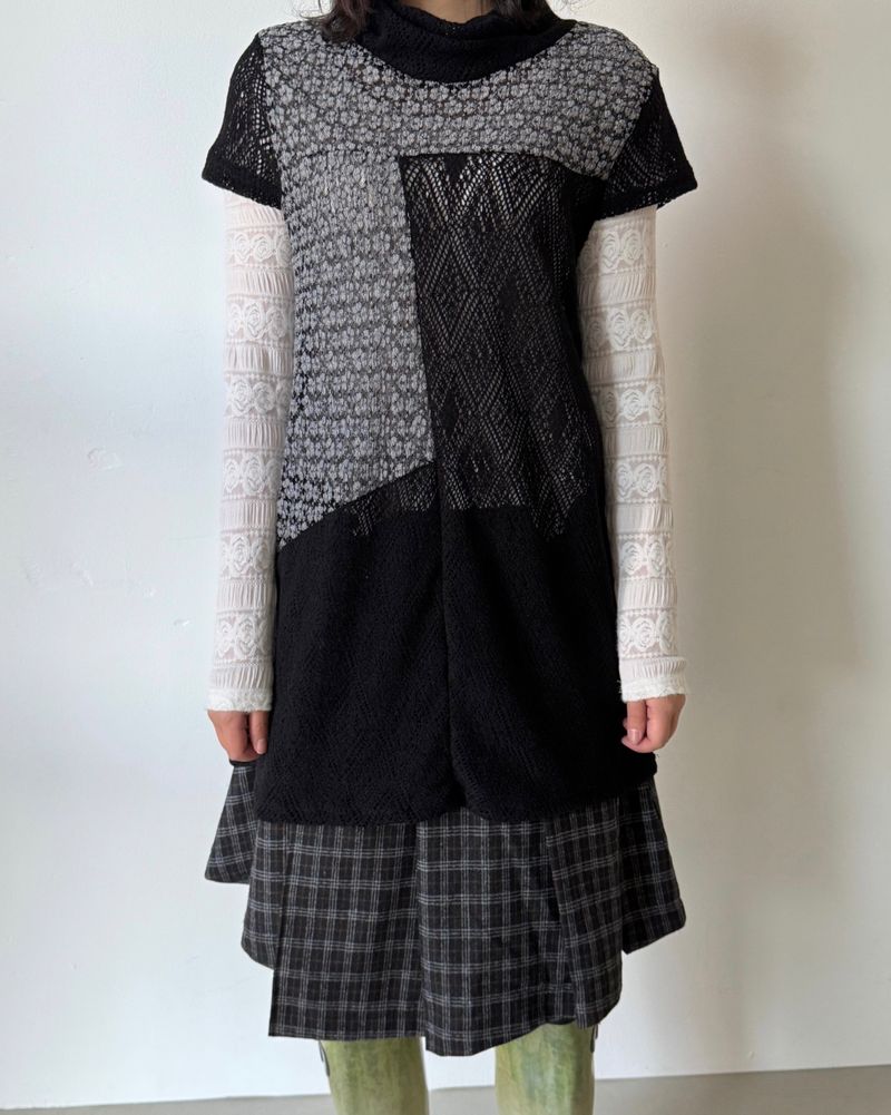 fungus(ファンガス)の「Soft Merge Turtleneck Vest(Tops)」